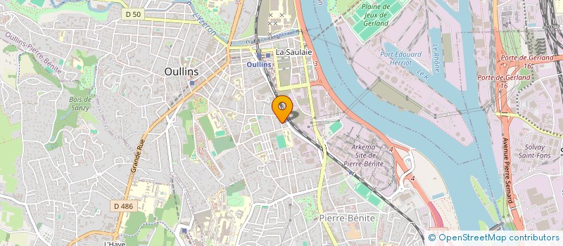 localisation de l'entreprise CREAMEMOIRE  OULLINS-PIERRE-BENITE