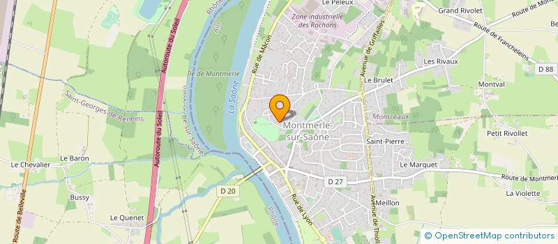 localisation de l'entreprise CREAMETAL à GUEREINS