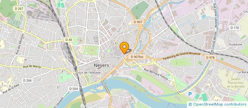 localisation de l'entreprise CREAMINOX à NEVERS
