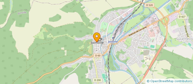 localisation de l'entreprise CREAMUSE à JOINVILLE