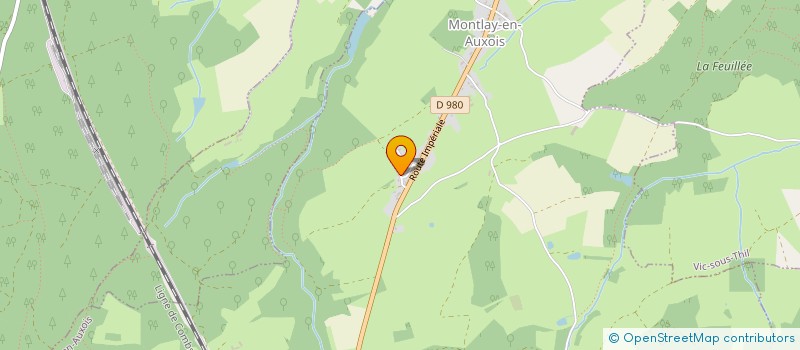 localisation de l'entreprise CREANCEY TAXI SERVICE  SAULIEU