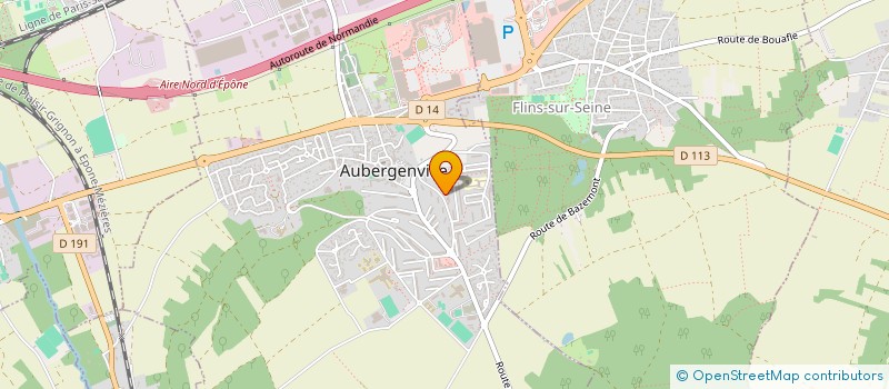 localisation de l'entreprise CREANEEDS  AUBERGENVILLE