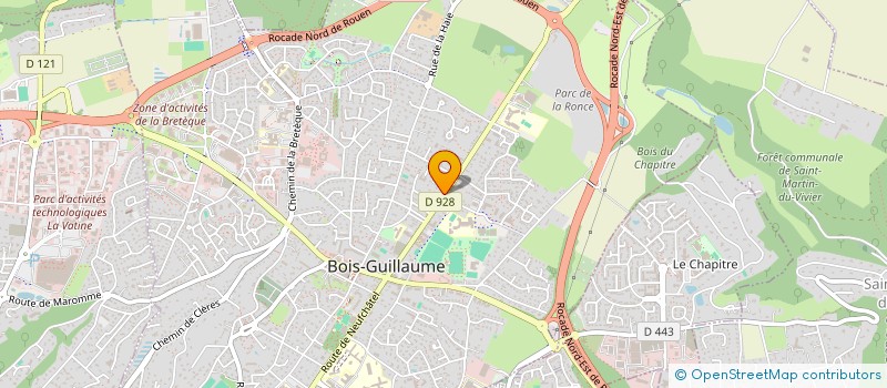 localisation de l'entreprise CREANET CONCEPT à BOIS-GUILLAUME