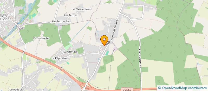 localisation de l'entreprise CREANIM'ACTION à CHECY