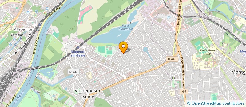 localisation de l'entreprise CREANIMATION à VIGNEUX-SUR-SEINE