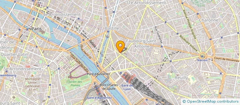 localisation de l'entreprise CREANOG à PARIS