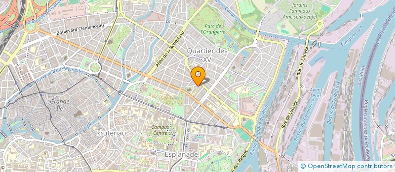 localisation de l'entreprise CREANOV HABITAT à STRASBOURG