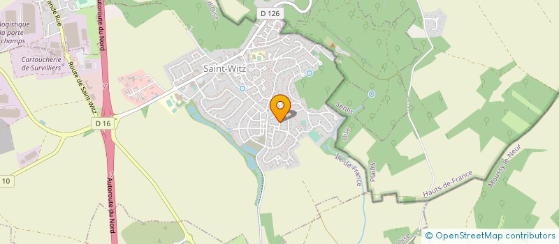 localisation de l'entreprise CREAPAP à SAINT-WITZ