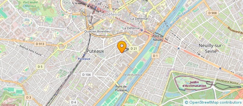 localisation de l'entreprise CREAPIX à PUTEAUX