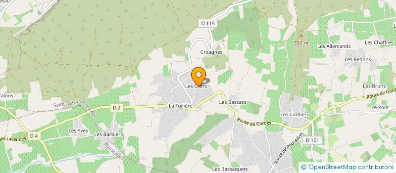 localisation de l'entreprise CREAPLAN  SAINT-SATURNIN-LES-APT