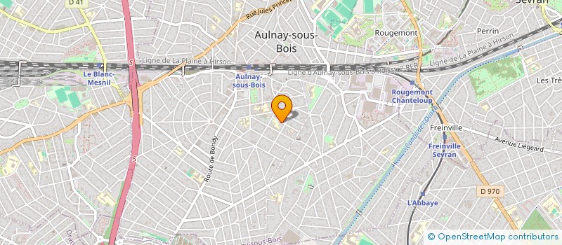 localisation de l'entreprise CREAPLUS à AULNAY-SOUS-BOIS