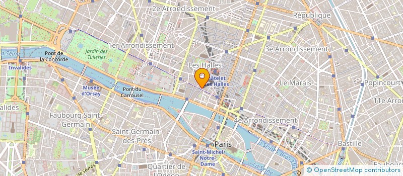 localisation de l'entreprise CREAPOLE à PARIS