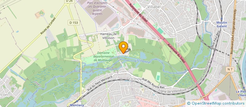 localisation de l'entreprise CREAPOLE-INVEST  VILLABE