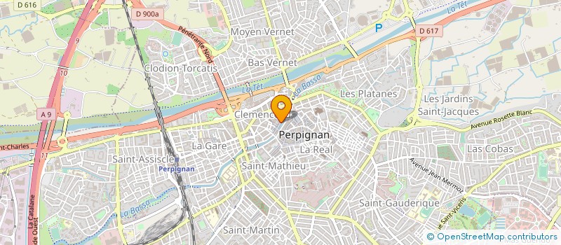 localisation de l'entreprise CREAPOLIS  PERPIGNAN