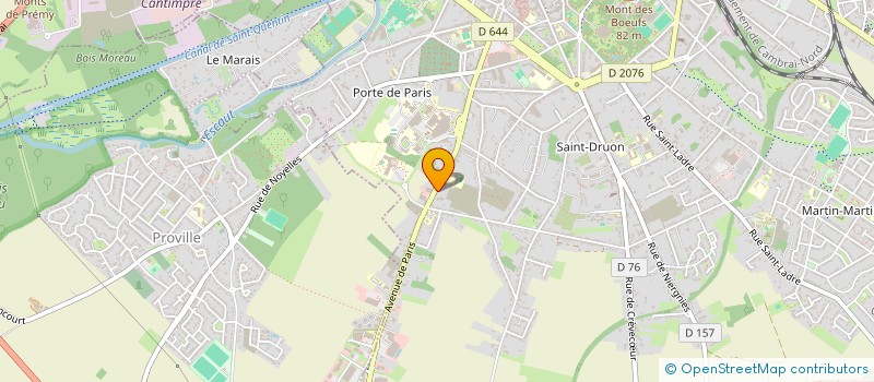 localisation de l'entreprise CREAPOSE  CAMBRAI