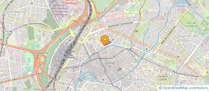 localisation de l'entreprise CREAPRINT à STRASBOURG