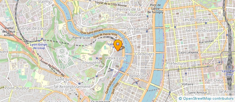 localisation de l'entreprise CREAPUB LYON à LYON