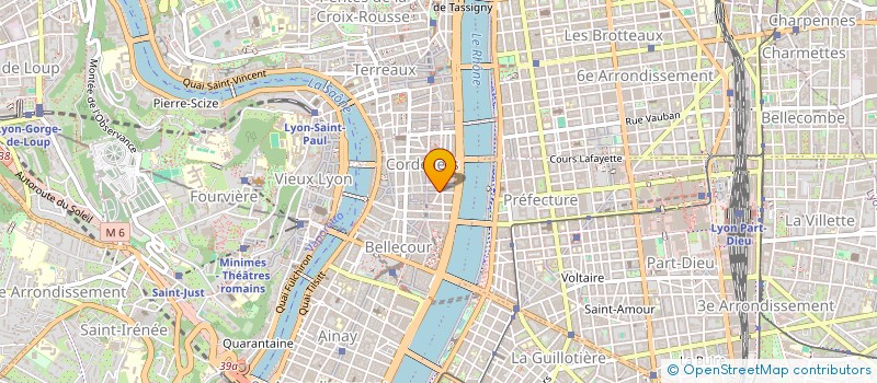 localisation de l'entreprise CREAPUB VIP à LYON