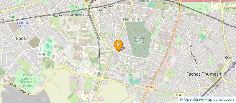 localisation de l'entreprise CREAQUEER à LILLE