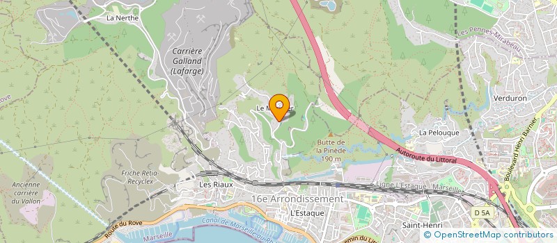 localisation de l'entreprise CREARELAX  MARSEILLE