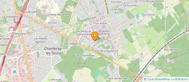 localisation de l'entreprise CREARENOV 37 à CHAMBRAY-LES-TOURS