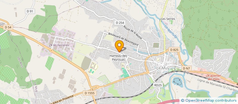 localisation de l'entreprise CREARENOV à LE MUY