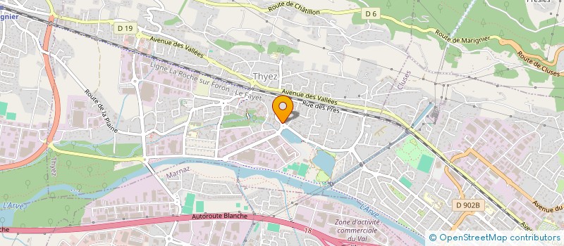 localisation de l'entreprise CREARENOV74  THYEZ