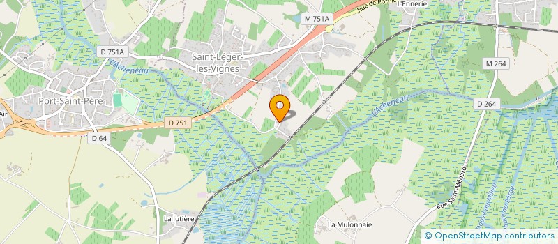 localisation de l'entreprise CREARIDEAUX  SAINT-LEGER-LES-VIGNES