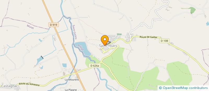 localisation de l'entreprise CREARIEGE à SAINT-YBARS