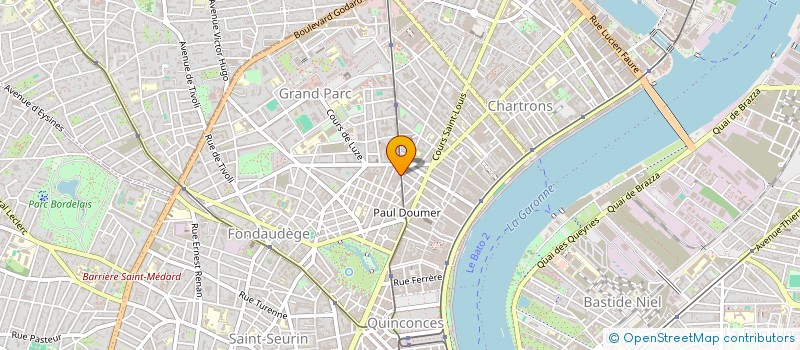 localisation de l'entreprise CREARIMMO  BORDEAUX