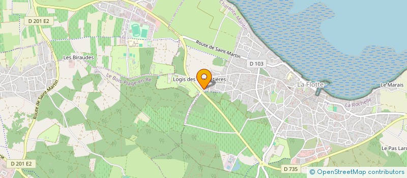 localisation de l'entreprise CREARITY  LA FLOTTE