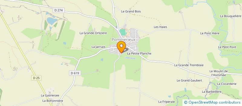 localisation de l'entreprise CREARTECH MULTISERVICES  POMMERIEUX