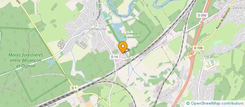 localisation de l'entreprise CREARTIS  GENEUILLE