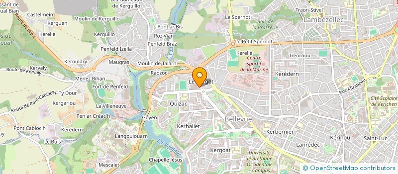 localisation de l'entreprise CREARTIST EDITIONS à BREST