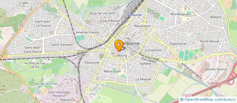 localisation de l'entreprise CREASERVIAL  NARBONNE