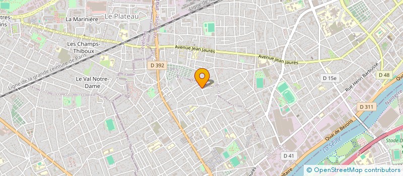 localisation de l'entreprise CREASIGNAL  BEZONS