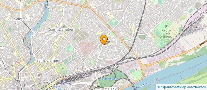 localisation de l'entreprise CREASIT à NANTES