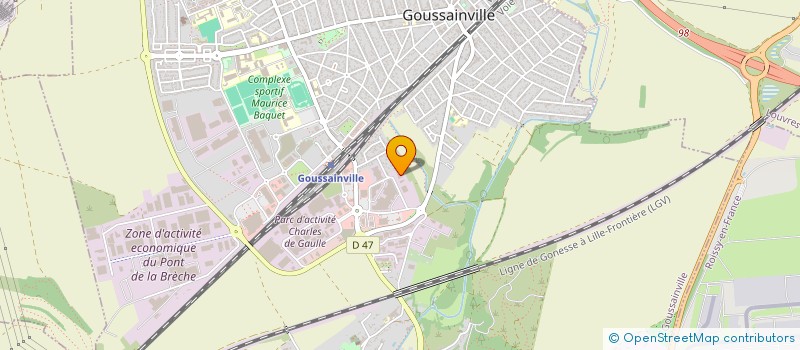 localisation de l'entreprise CREASITEGRATUIT à GOUSSAINVILLE
