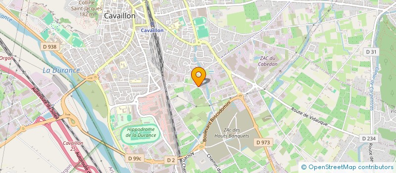 localisation de l'entreprise CREASOLS  CAVAILLON