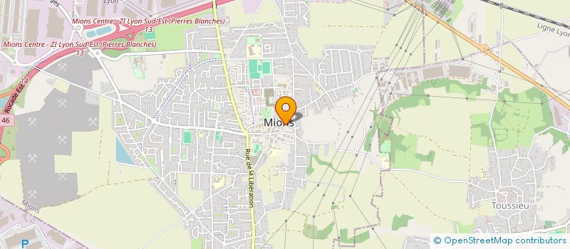 localisation de l'entreprise CREASPACES  MIONS