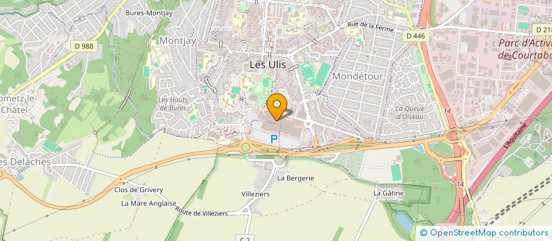 localisation de l'entreprise CREASTYLE à LES ULIS