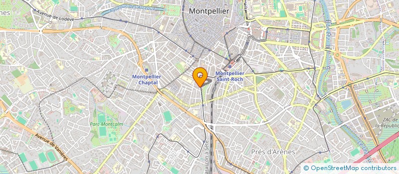 localisation de l'entreprise CREASUD à MONTPELLIER