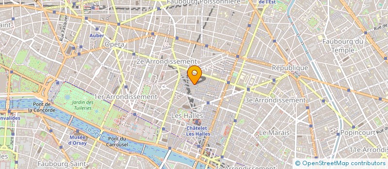localisation de l'entreprise CREAT. CONCEPTION REALISATION DIFFUSION  PARIS