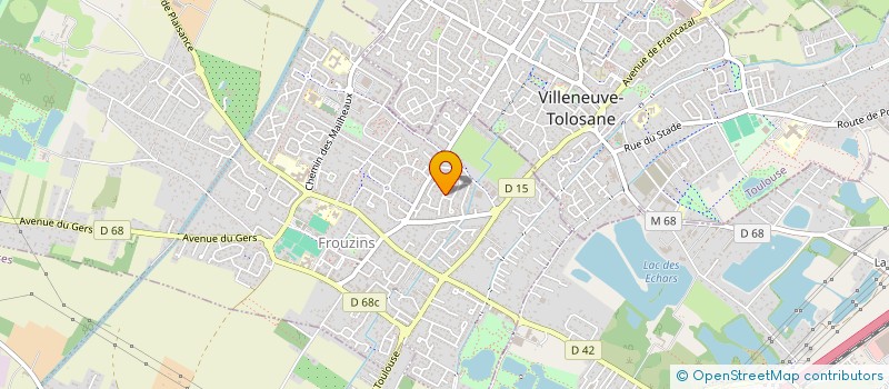 localisation de l'entreprise CREAT - CREATIVITE - ART THERAPIE  FROUZINS