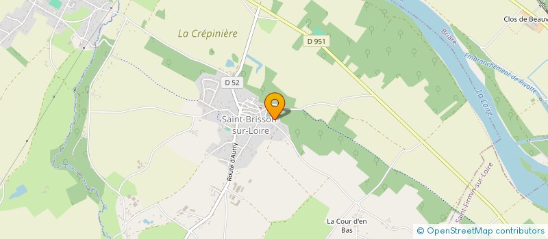 localisation de l'entreprise CREAT'DESIGN & PASSION à SAINT-BRISSON-SUR-LOIRE