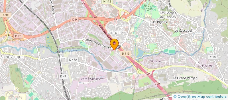localisation de l'entreprise CREAT ECO SYSTEM à VITROLLES