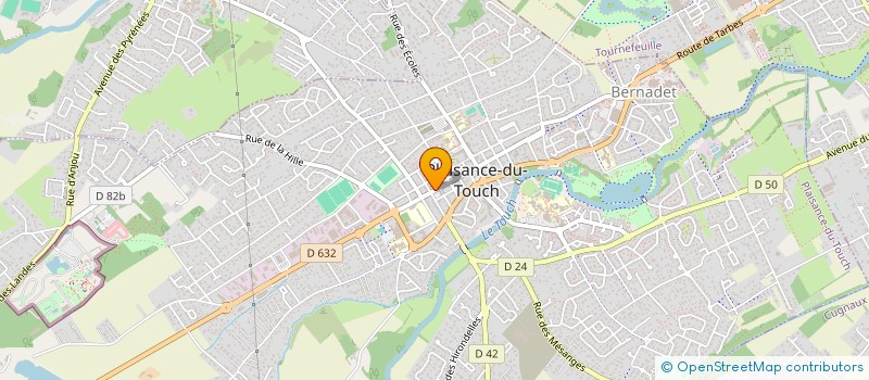 localisation de l'entreprise CREAT'HAIR  PLAISANCE-DU-TOUCH