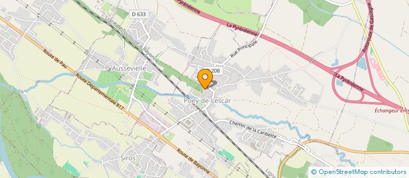 localisation de l'entreprise CREAT'IV LOISIRS  POEY-DE-LESCAR