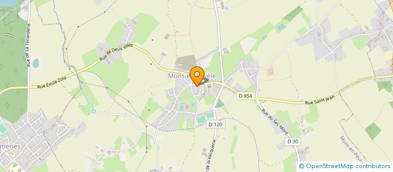 localisation de l'entreprise CREAT SOLAR à MONS-EN-PEVELE