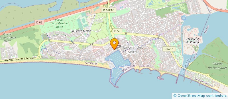 localisation de l'entreprise CREATE AWAY FRANCE  LA GRANDE-MOTTE